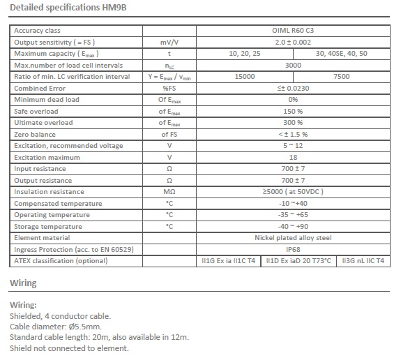 HM9B DATASHEET